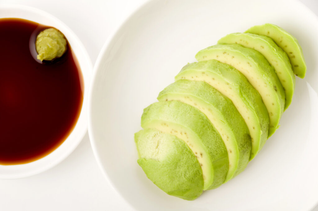 アボカドとわさび醤油